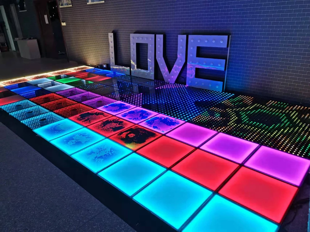 12x12 Led Digital Dance Floor Tiptoplight