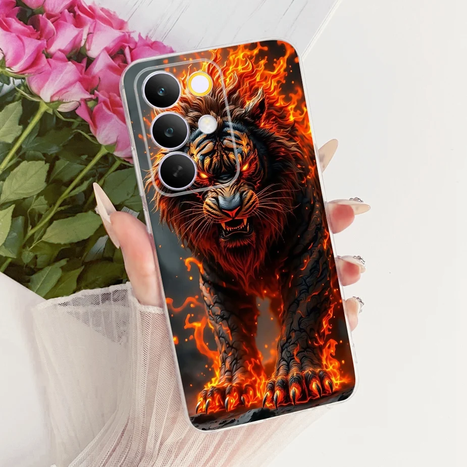 Stylish Flowers & Butterfly Painted Soft Slim Phone Case