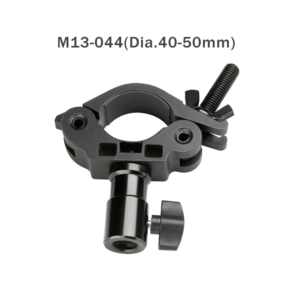 Video Tube Clamp Coupler with Male Femal Stud 30-35mm 40-50mm for LED Photographic Studio Light Flash Speed Light Hanging photography light clamp