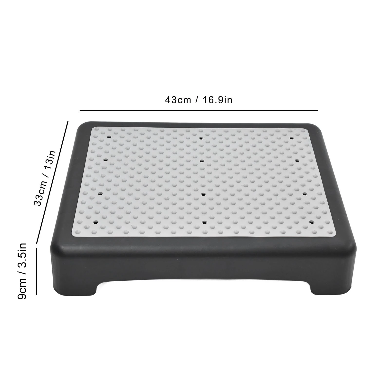 Anti Slip Half Step Stackable Elderly Half Step Outdoor Riser Stool for Household Garden
