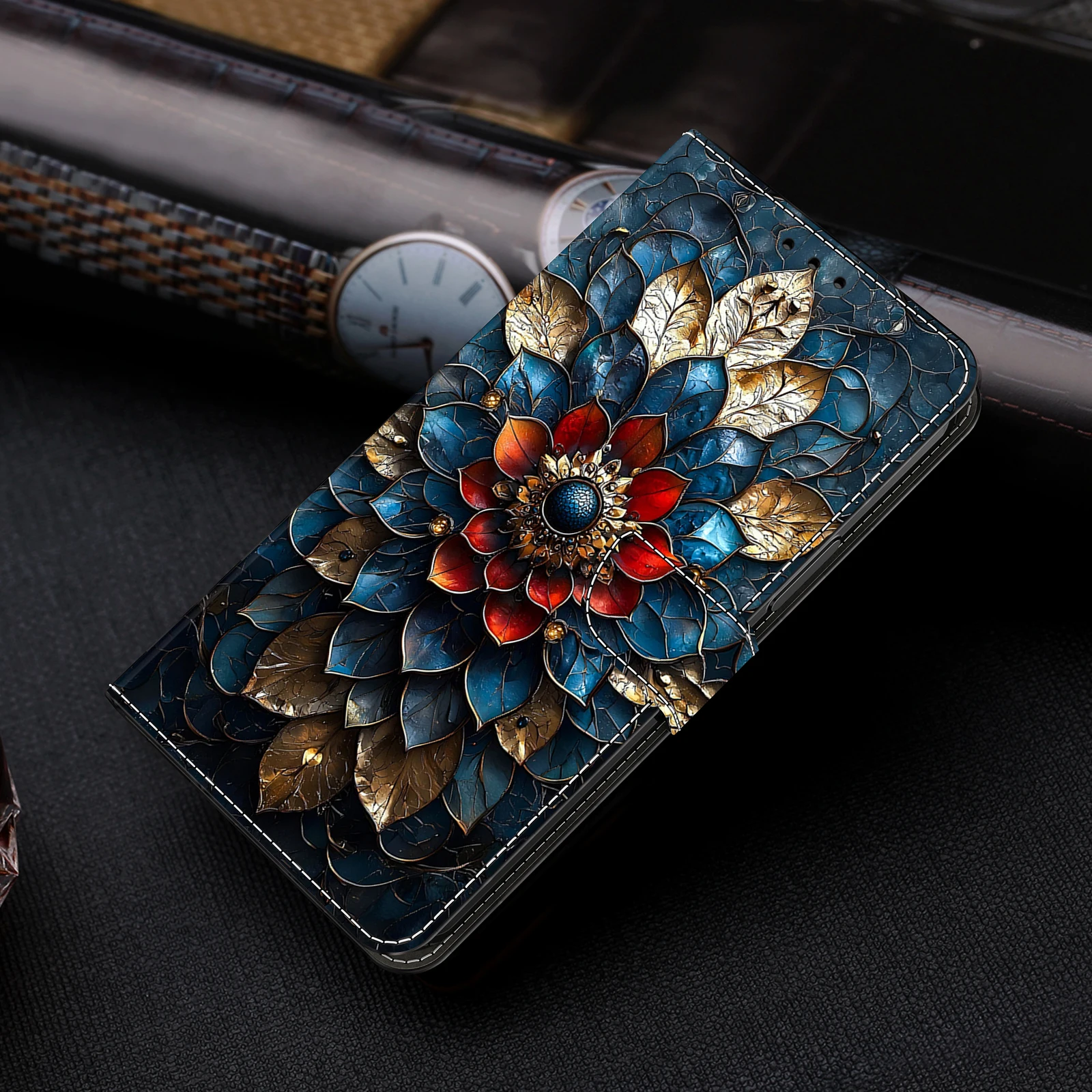 Magnetic Flip Leather Wallet Phone Case