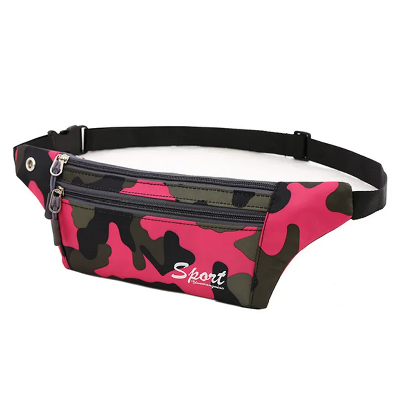 Camouflage Sport Taille Reise Bauchtasche Jungen Mädchen Kinder Fanny Pack Gürtel Walking Urlaub Beutel Damen Casual Wasserdichte Brust Pack – Detail 17