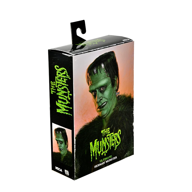 thumbnail image 1 of NECA The Munsters Ultimate Herman Figura de acción Rob Zombie Universal Monsters Película de terror Modelo coleccionable periférico Juguetes para niños, 1 of 4