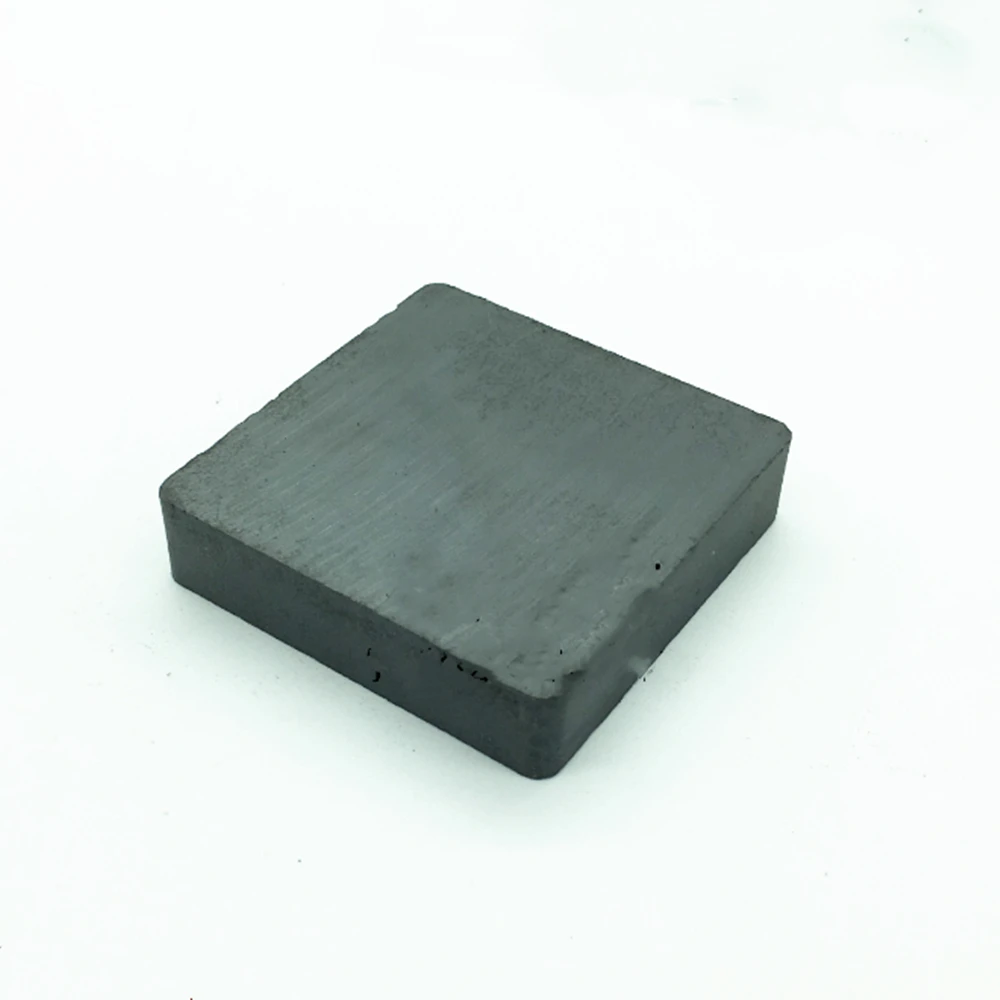 

100Pcs Block Ferrite Magnet 50x50x12mm Ferrite Rectangle Magnet Y30 Black Magnetic Block 50*50*12mm Shipped by Fedex