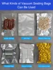 Vacuum Packaging Machine for Food Plastic Bags Sealer Sealing Machine Mylar Bags Kitchen Packer Automatic Manual Modes Home Appl 6
