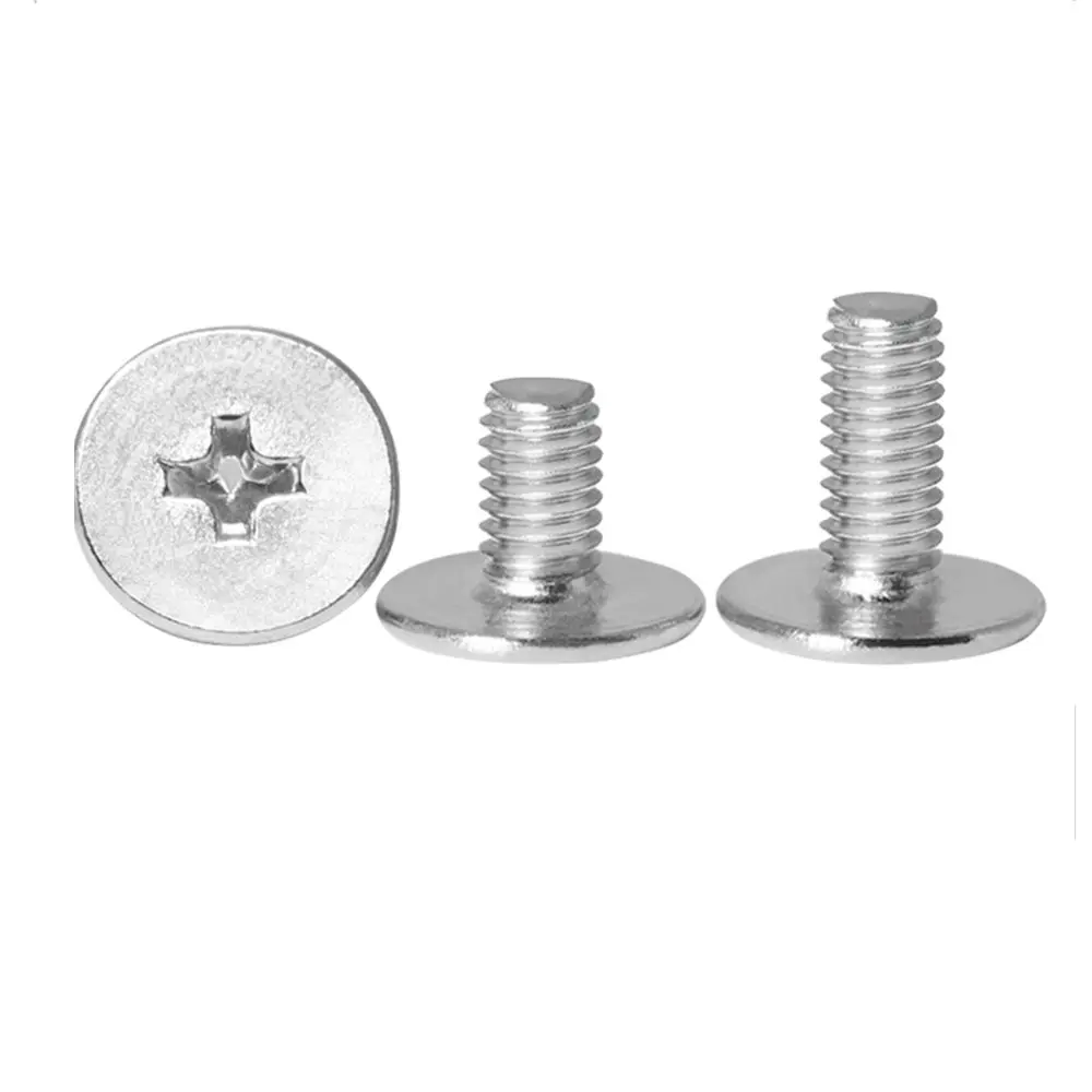 

M4 M5 Bolt Nickel Plated Carbon Steel Cross Phillips Ultra Thin Head Screw