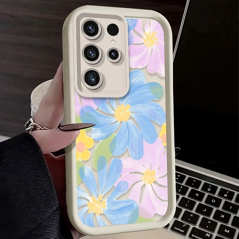 Tulip Flowers Silicone Phone Case Cover