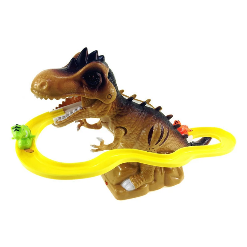 Climbing Slide Track Cartoon Dinosaur Toy Glowing Children's Dinosaur Model  Electronic Music Boy Girl Birthday Gift Funny Toy - Luminous Toys -  AliExpress