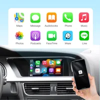 Module sans fil Carplay Android Auto pour 2009-2015 Audi A4 B8 A5 Q5 avec MMI 3G,Interface AirPlay Mirror Link Bluetooth Support Camera Multimedia Player 3