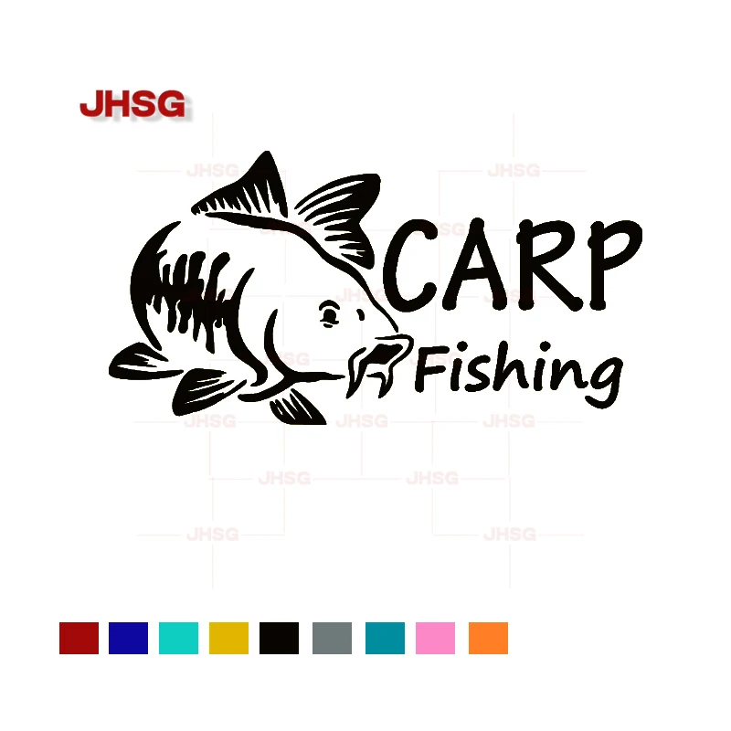 

Various Sizes Carp Fishing Car Stickers Waterproof Car Stickers Vinyl Stickers Car Truck Bumper Rear Window Laptop Decor PVC