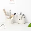 Rotating Desktop Makeup Brushes Organizer Cosmetic Storage Box Portable Lipstick Eyeliner Holder Skincare Pen Organizer Stand 2