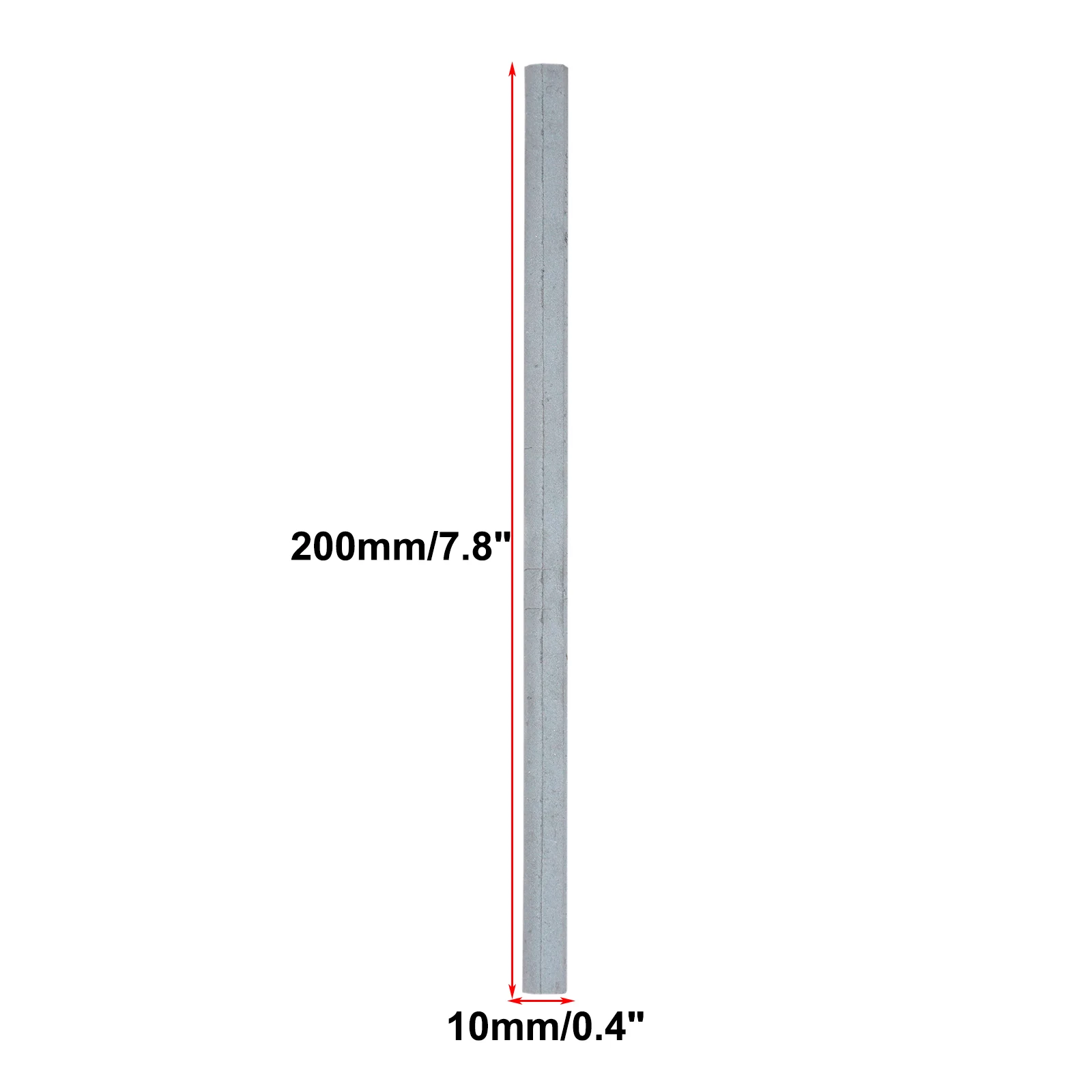 1pcs Ferrite Rod Buffer Rod Anti-Interference Ferrite Mandrel With Diameter Length 10×200mm Ferrite Bars Flat Profiles Parts