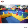 6x4x2mH Colorful 2 in 1 Inflatable Air Juggler Pool Floating Ball Pool Game Toys for Sale 4