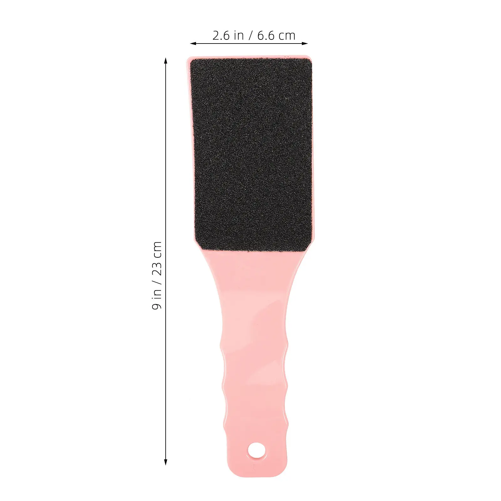 2pcs 죽은 피부 제거를위한 양면 파일 곡선형 플라스틱 발 스크러버 엑스 폴리 에이 팅 도구 풋 케어 네일 케어 액세서리