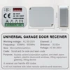 SOMMER 434.42MHz 868.35MHz 2 Channel Garage Gate Receiver Momentary Relay Module Controller 2CH 9-250V RX MULTI 300-900MHz 6