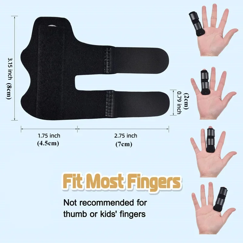 2pcs Trigger Finger Splint Finger Support Brace Finger Stabilizer for Broken Fingers Straightening Arthritis Immobilization Pain 4