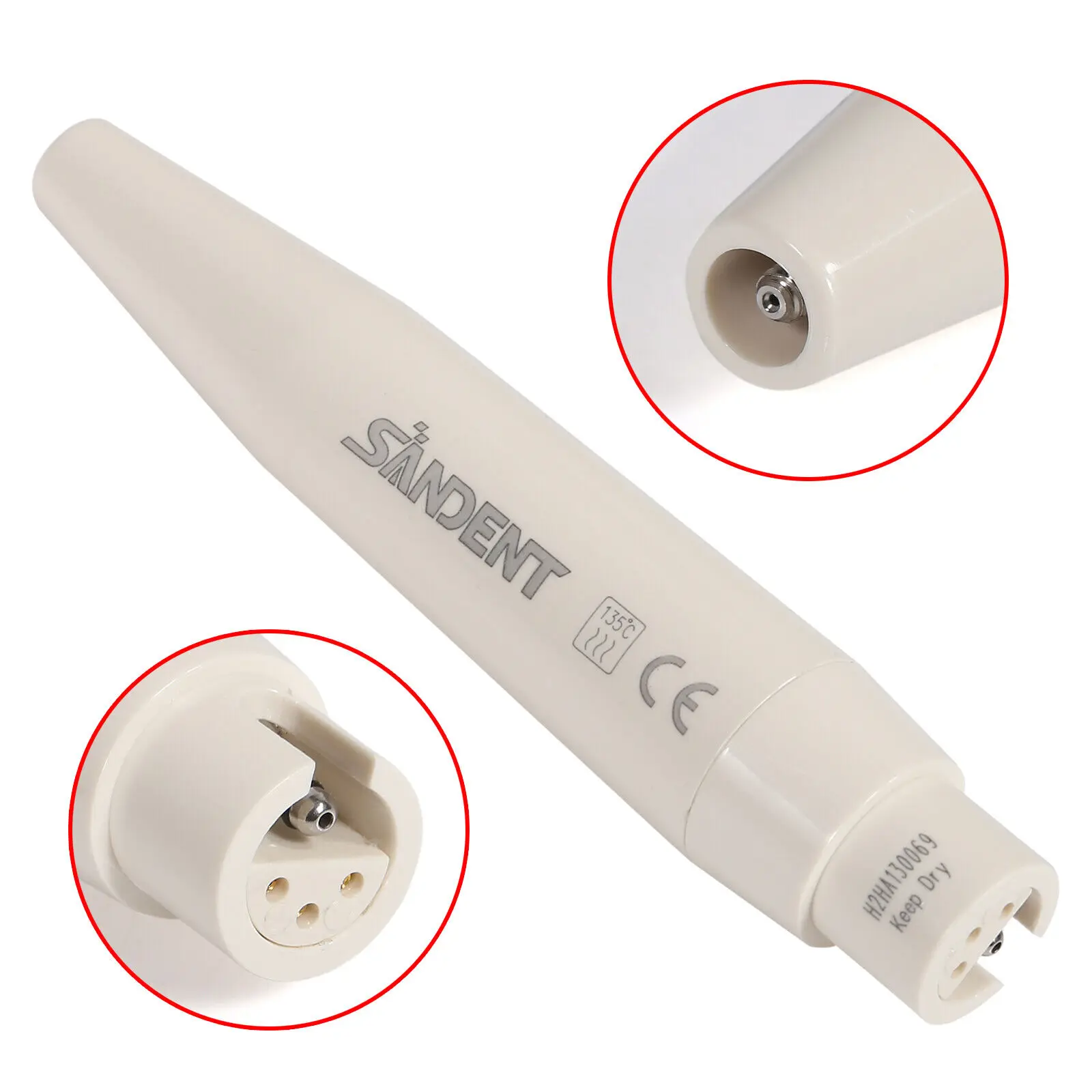 Dental Detachable Ultrasonic Piezo Scaler Handpiece Fit DTE SATELEC Tips Sandent