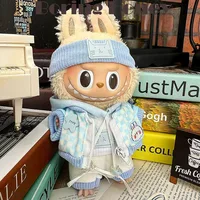 17CM Labubu Clothes Are Suitable For Labubu Doll Clothes Sweater Winter Suit One Or Three Generations Of Pendants 1