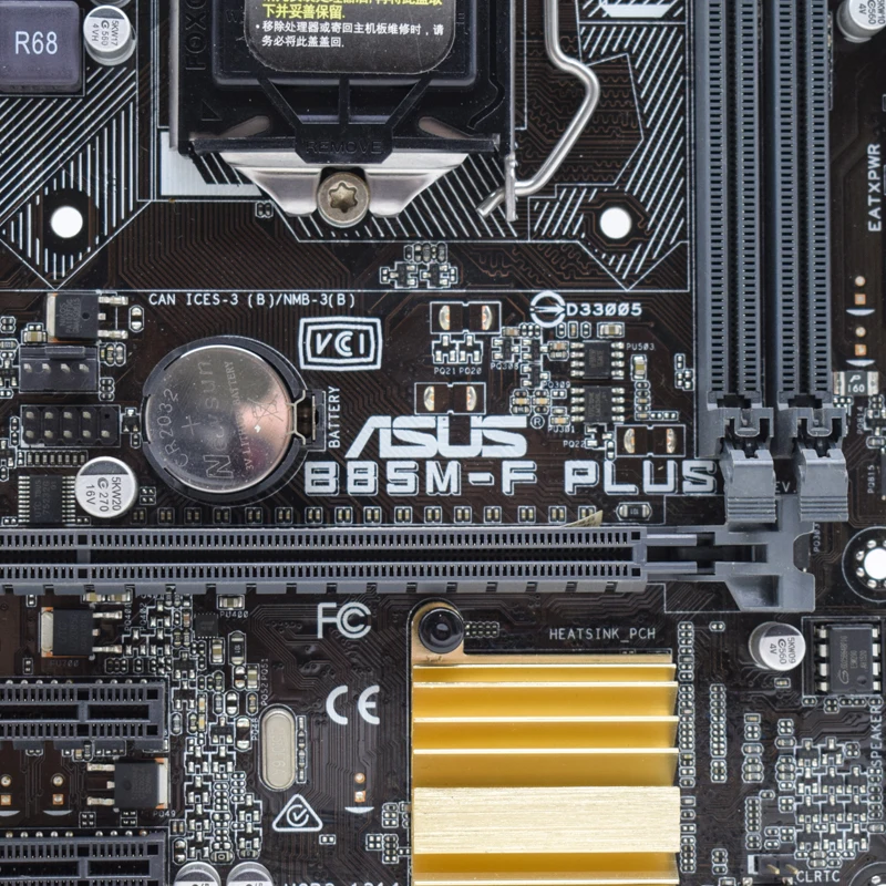 Asus-マザーボード,PCコンポーネントキットB85M-F  plus,i3,4130およびddr3,4GB,マイクロATX,sataiii,pci-e,3.0 lga 1150