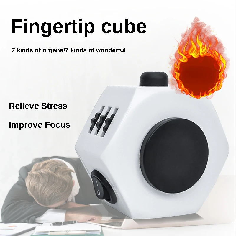 

Fidget Spinner Creative Adult Office Decompression Toy Rotating Rubik's Cube Leisure Entertainment Portable Trendy Play Gift