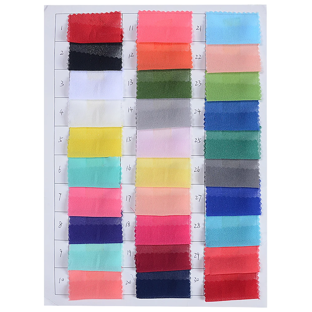 Teramila Tüll Stoffe Chiffon Stoff, Sommer Solide Atmungsaktiv Für Hijab Kleid Nähen Schal Schals Schals Kopftuch Material – Detail 11