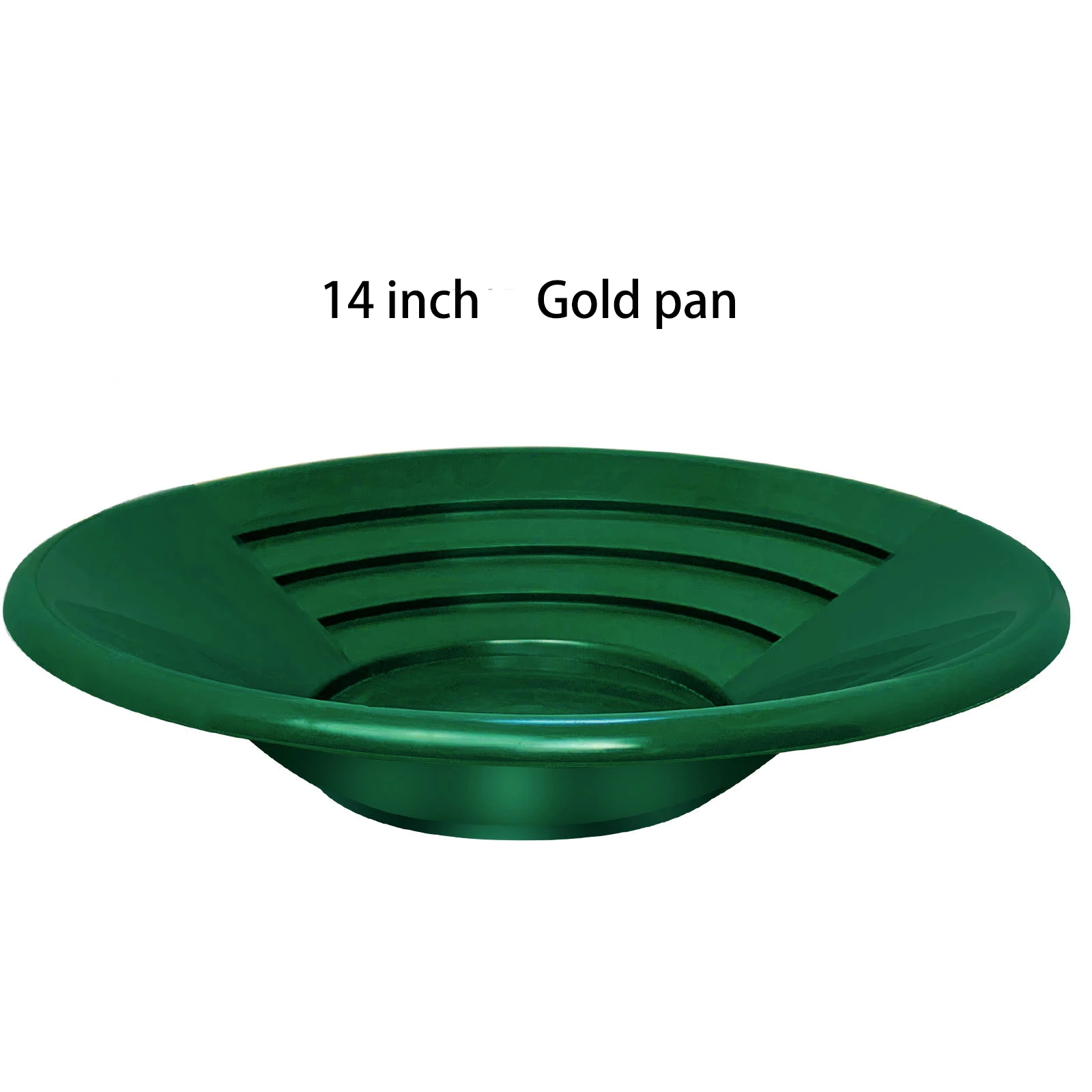 Gold Panning and Metal Detection Sieve Bowl Set - Green Plastic
