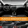 Qifenghe Crystal Clear Car Plastic Restorer - Auto Interior & Panel Renewal Wax Coating Agent Car Wax Car Wax Polish 4