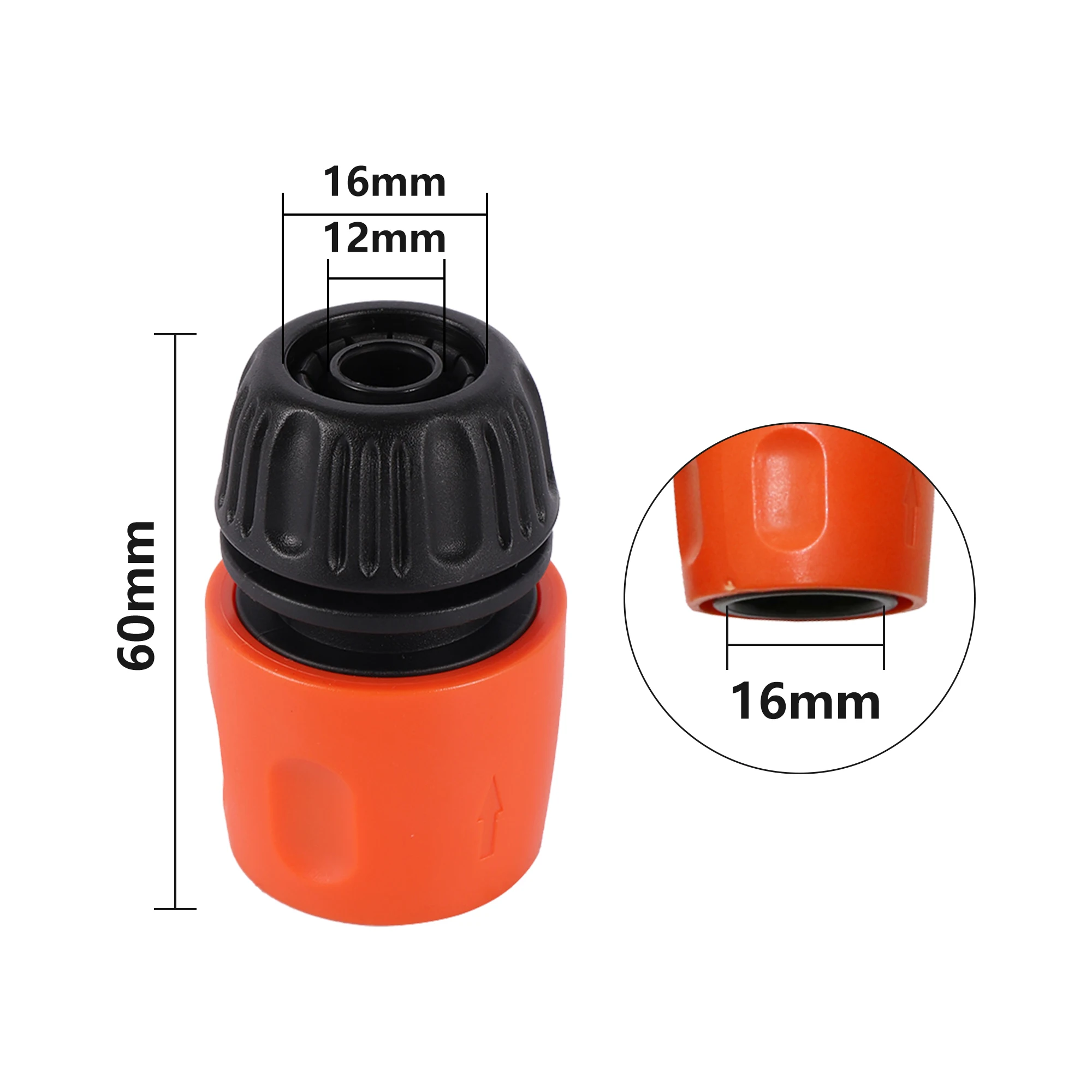 Tuyau,9601--Tuyau'eau en PVC souple 12x16mm, adaptateur de robinet ...