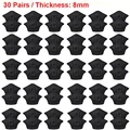 30pairs-Black-8mm