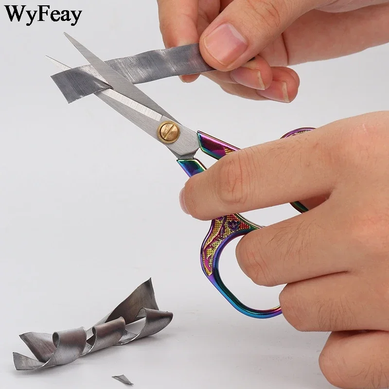 전문 스테인리스 스틸 재봉 가위, 빈티지 패브릭 커터, 자수 가위, 재단사 가위