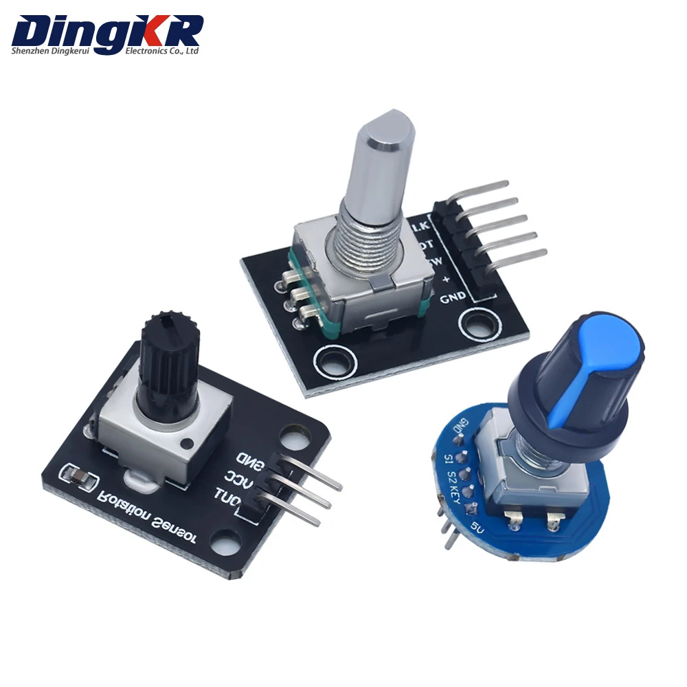 Rotary Encoder Module for Arduino Brick Sensor Development Round Audio ...