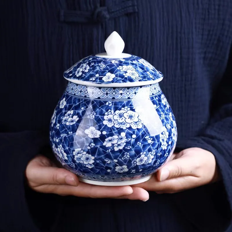 Funeral Urn for Adult Ashes Human Large and Medium Memorial Urns Ceramics Keepsake Burial Urn at Home or Cemetery or Niche
