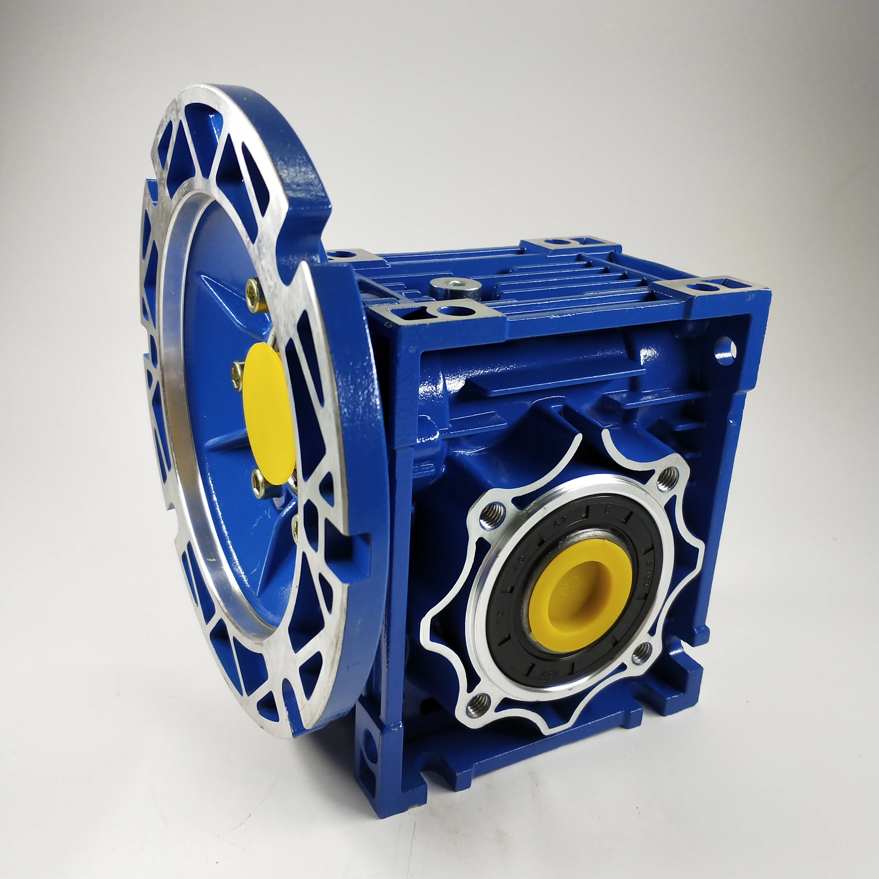 NMRV050 Worm Gear Reducer Ratio 7.5:1-100:1 Motor Frame 56C 5/8 Input Bore Right Angle Gearbox for NEMA C-Face Electric Motors worm geared motor