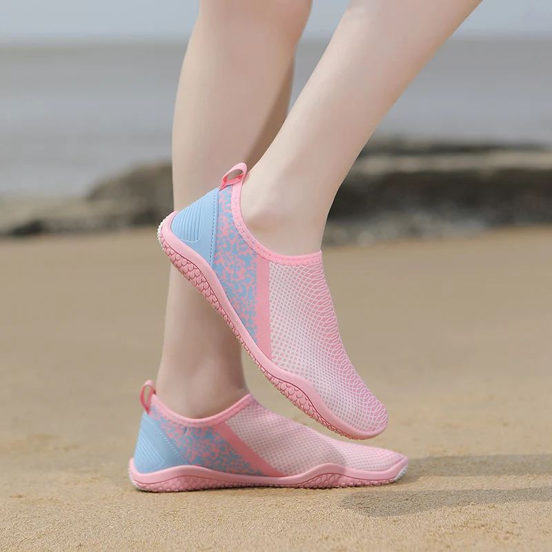Rubber soles non-slip quick dry shoes beach sandals water sneakers men's and women's fishing swimming shoes