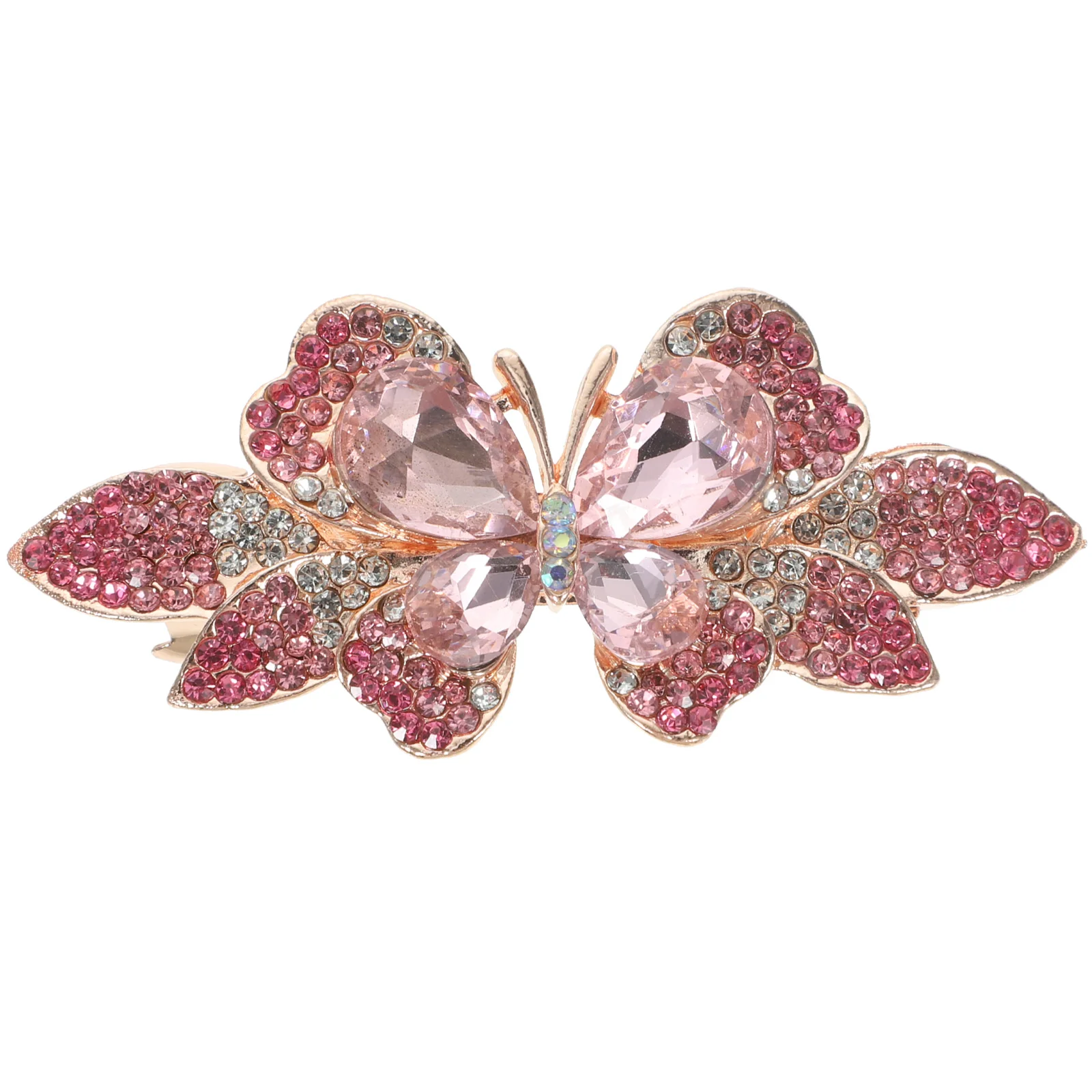 

Butterfly Hair Barrette Rhinestone Hair Clip Spring Hair Clip Women Hair Accessory