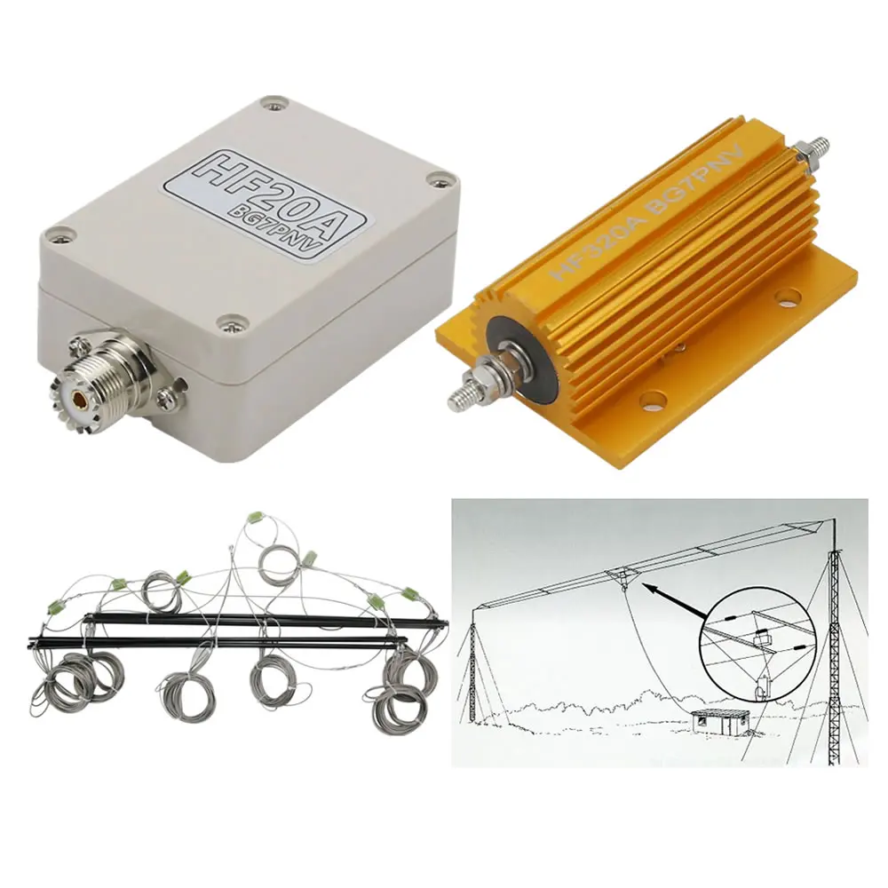 

15pcs HF320A Short-wave Full-band 3-wire Broadband Antenna, HF Short-wave Full-band Single-sideband Antenna 3.5MHZ--30MHZ