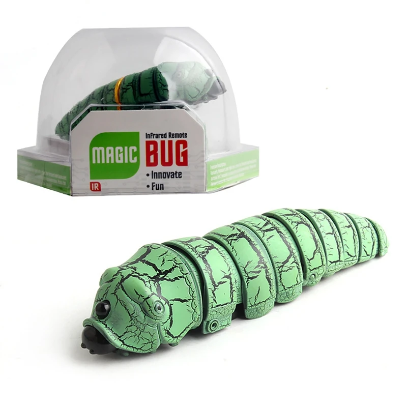 Infrared Remote Control Caterpillar Toy Funny Rc Animal Toy Novelty Gaggle Toy Tricky Toys Reptile Insect Electric 6