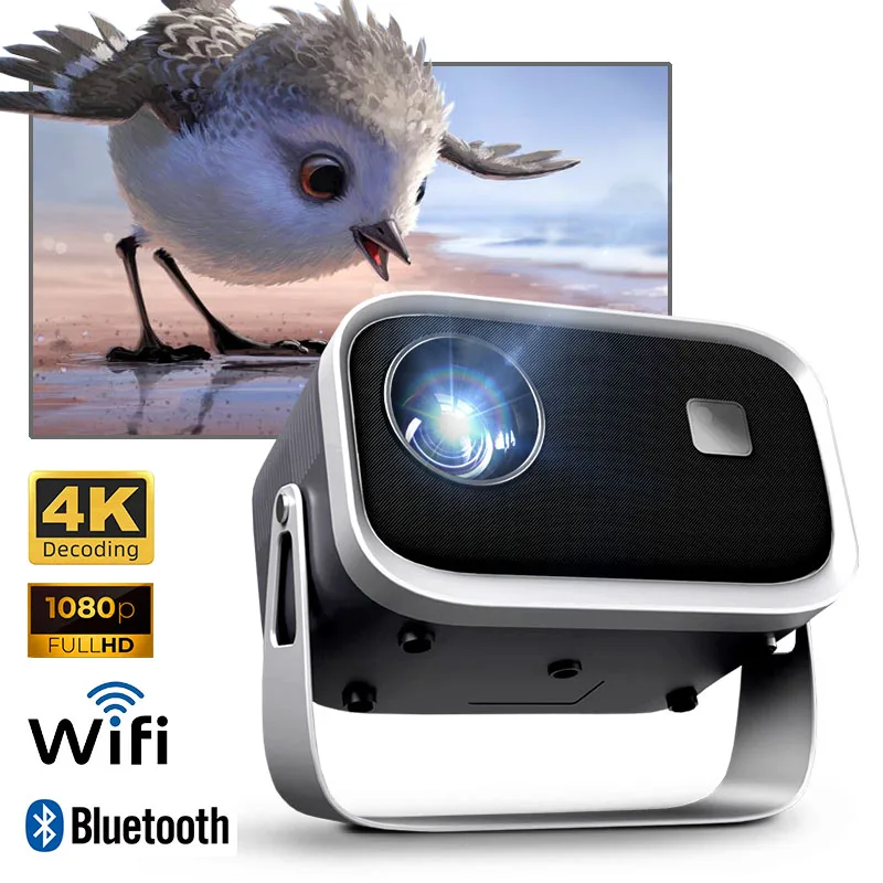 Portable Mini Video Projector AUN A003 Wifi Sync Android IOS Full HD 1080P 4k Moive Cinema Home Theater LED 3D