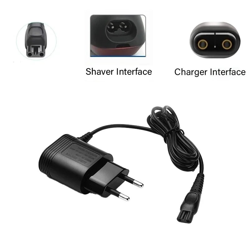EU Plug Charger 15V 5.4W HQ8505 Charger Razor Blade for Philips Shaver Series1000 HQ7100 HQ7120 RQ360 RQ1150