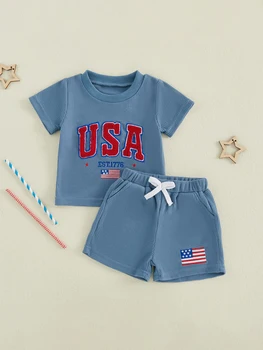 Baby Patriotic Shorts Set 4