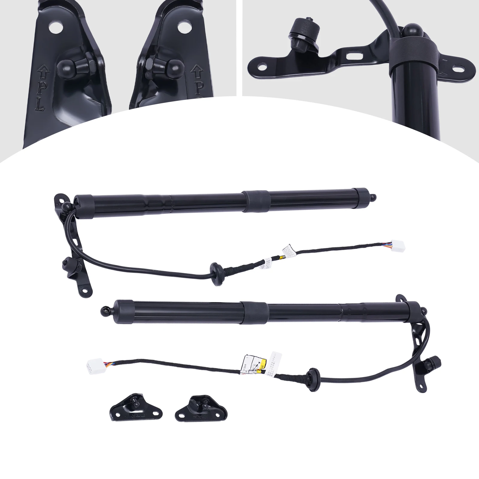 Pair of Electric Power Support Strut LH+RH High-Quality Rear Liftgate Trunk Bracket Durable Fits For 2013-2018 Toyota RAV4 NEW