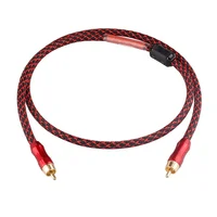 YYAUDIO 4N OFC 75ohm Hifi Digital Coaxial Audio Video Rca Cable Hi-end RCA to RCA Male Subwoofer Audio Cable 1m 2m 3m 5m 8m 10m 6
