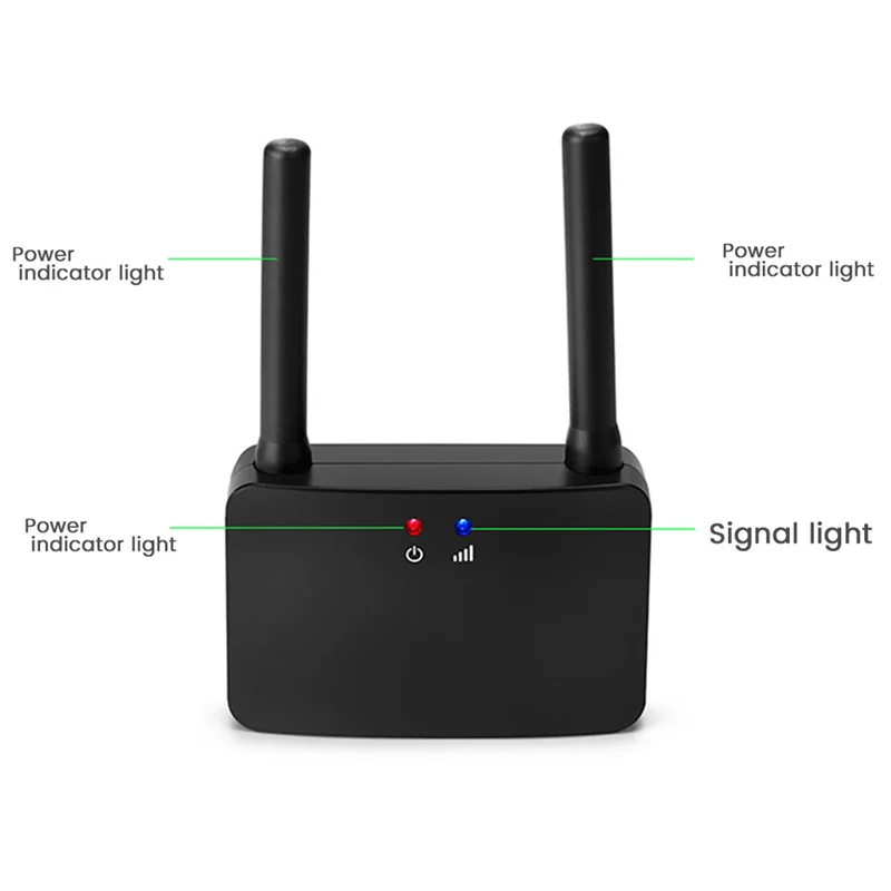 433Mhz Wireless Repeater Signal Amplifier Learning Code Extender For Alarm System Wireless Detector Sensor EU Plug