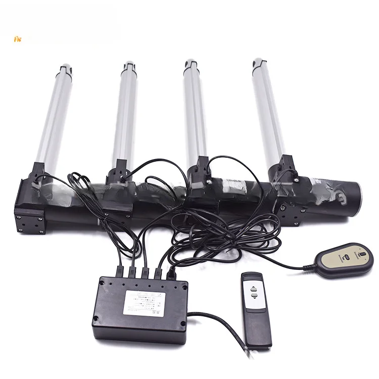 

4 synchronized reciprocating push rods for electric sofas and electric beds
