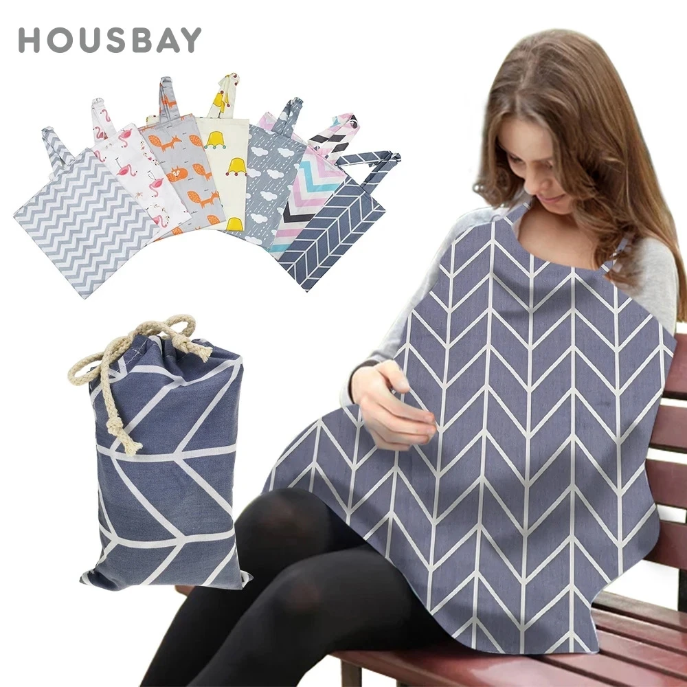 Nursing Cover For Breastfeeding Mother Travel Outing Baby Feeding Nursing Covers Breathable Breastfeeding Cover Adjustable Apron