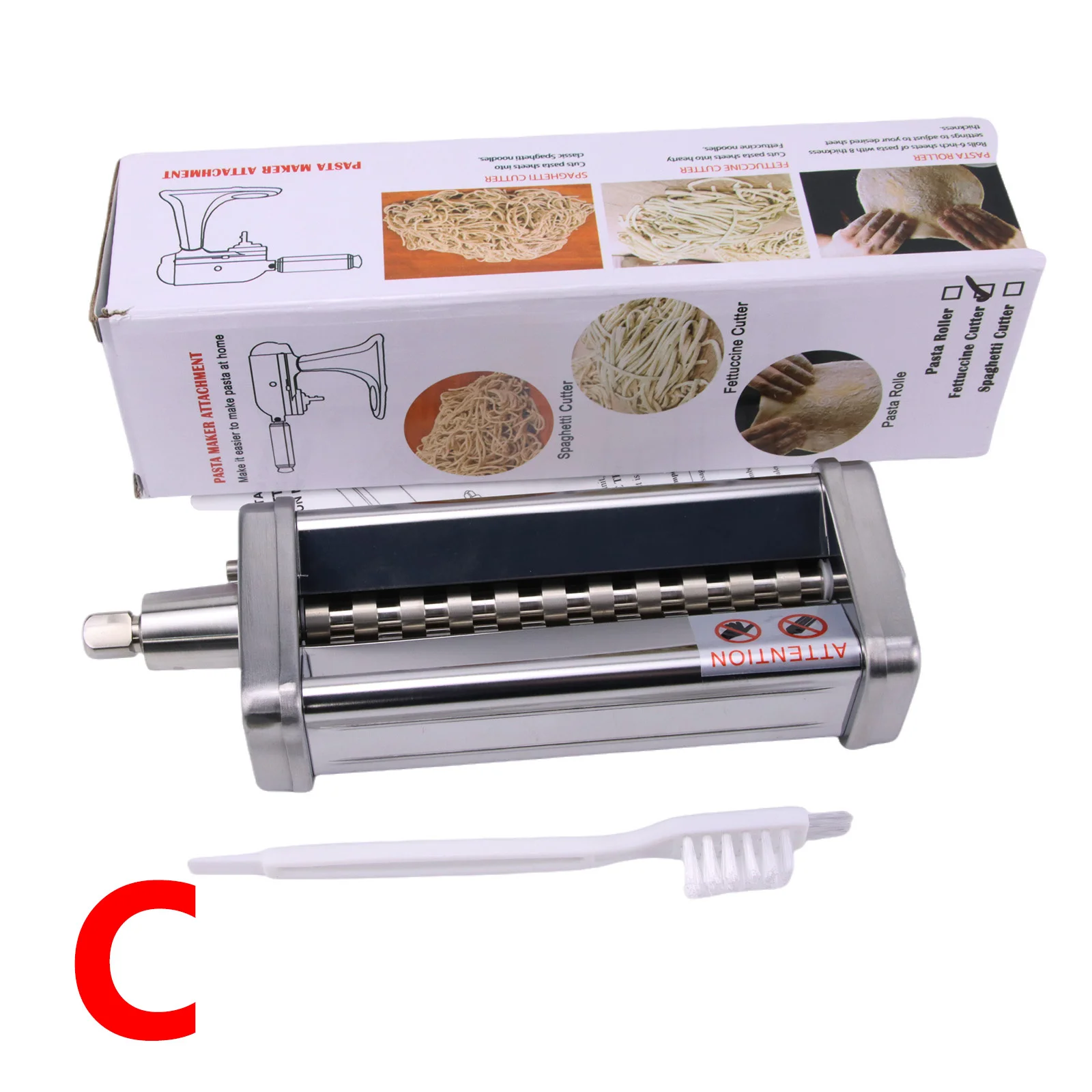 Pasta Maker Attachment Set for KitchenAid Stand Mixer with Unique Roller, Pasta  Sheet Roller, Spaghetti Cutter, Fettuccine Cutte - AliExpress