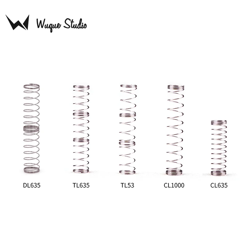 Wuquestudio-mx Stainless Steel Springs para Gateron Custom Cherry Substituição
