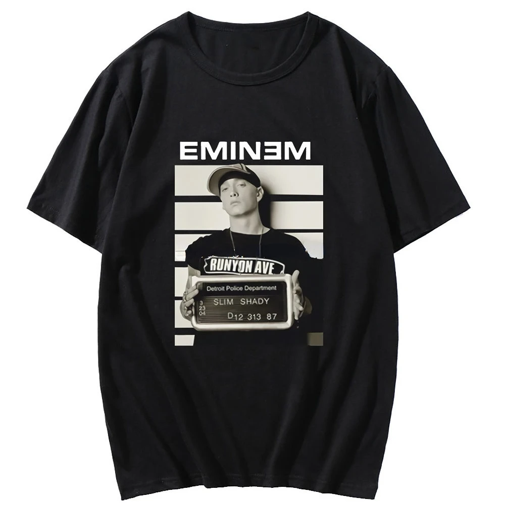 Fashion Men Harajuku Casual Loose Eminem Graphic Tshirts 2