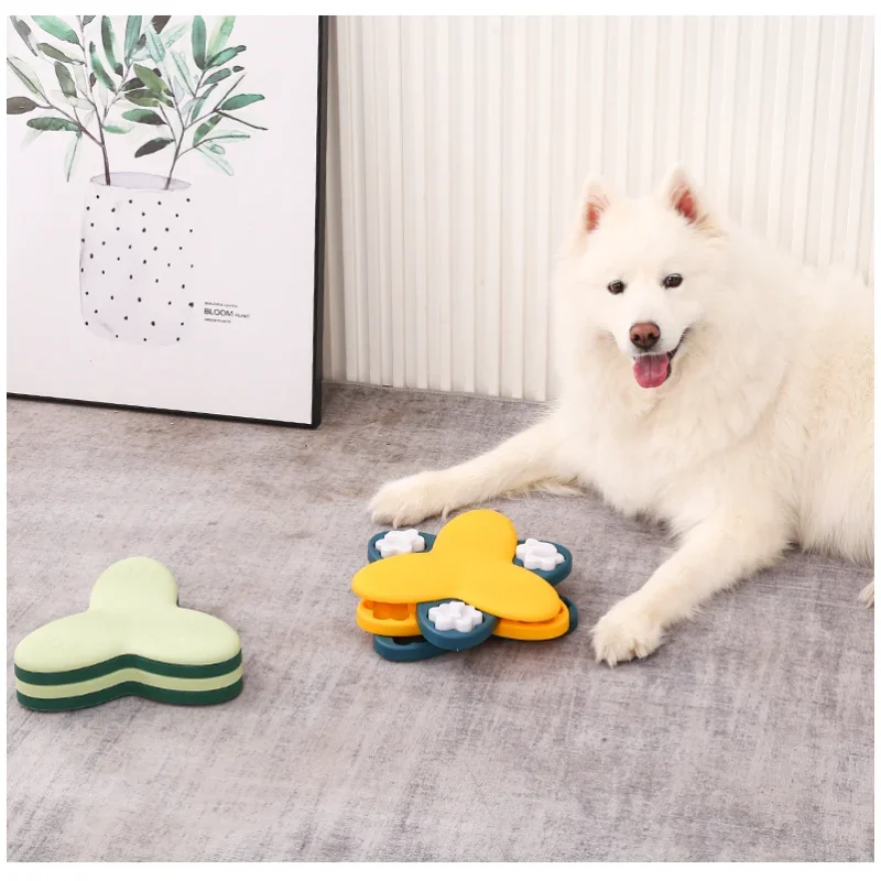 

Dog Puzzle Toys Slow Feeder Interactive Increase Puppy IQ Food Dispenser Slowly Eating NonSlip Bowl Pet Cat Dogs Training Game