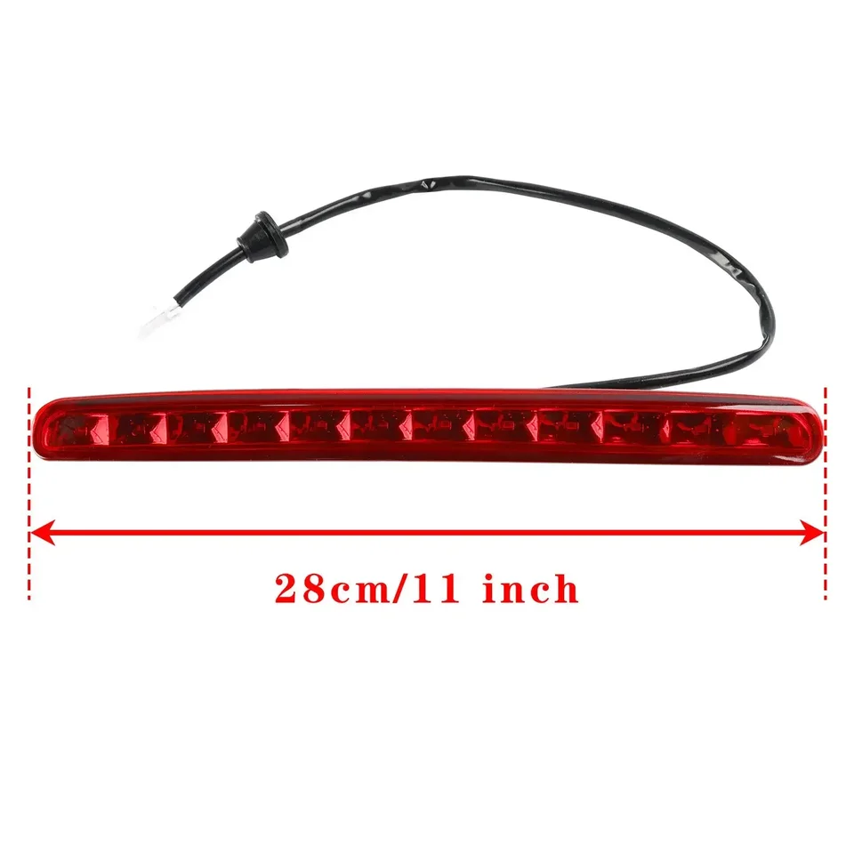 Luce Terzo Stop Per Fiat 500 Convertible 2009-2019 | Lampada Posteriore Supplementare Rosso